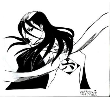 Kuchiki Byakuya by Swooki